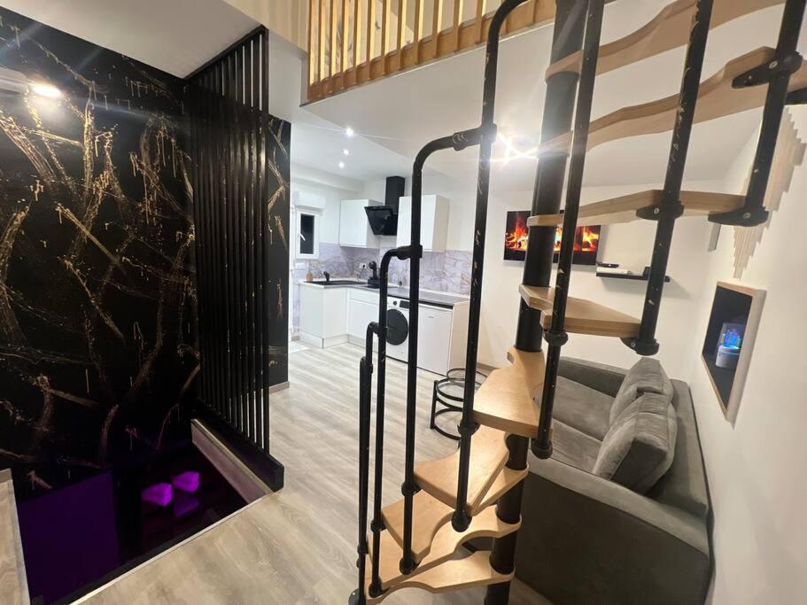 Maison Appartement Triplex Avec Jacuzzi Et Sauna سانت إتيان المظهر الخارجي الصورة
